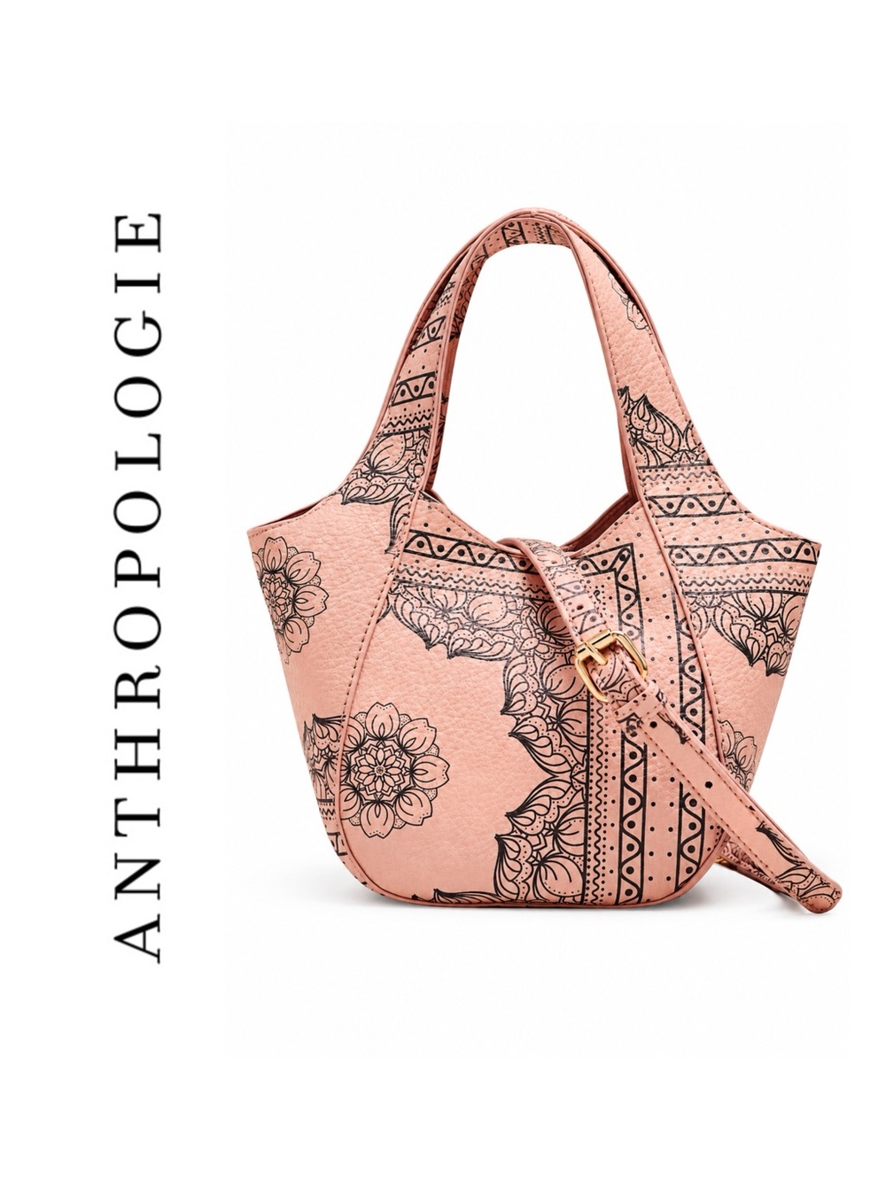 Anthropologie Sonia Mini Bandana Slouchy Tote Bag
